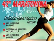 42esima Maratonina dei Laghi a Igea Marina
