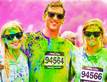 Color Vibe 5k Run 2014 a Cervia