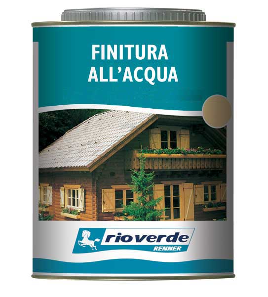 Finitura All Acqua Per Legno Ml Rf Castagno Noce Chiaro Rio