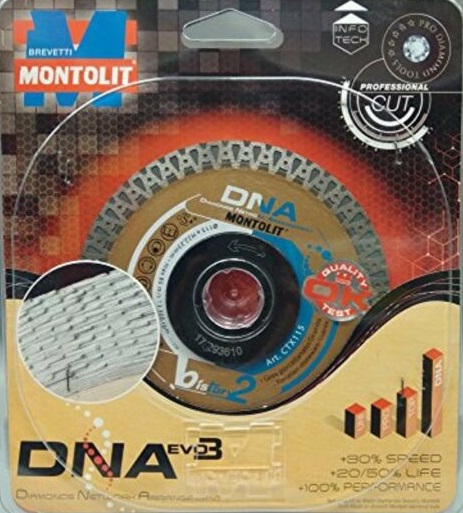 Disco Diamantato Gold Line High Technology Cbx Montolit Dna Evo