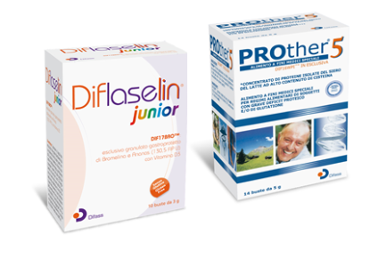 Diflaselin® Junior e Prother® 5: from 1st September 2017 two new references in Difass' portfolio