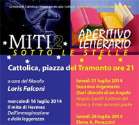 Miti sotto le Stelle e Aperitivo Letterario 2014 a Cattolica