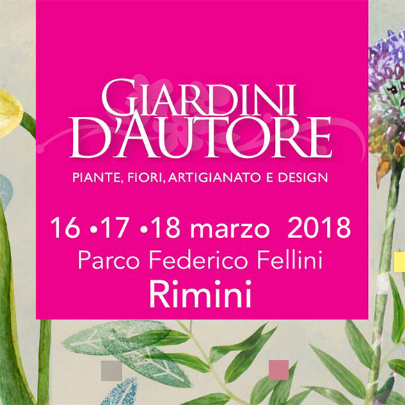 Giardini d'Autore a Rimini 2018: edizione Primavera