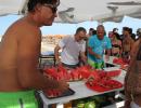 Bagno 78 Sabbia d'Oro Rimini Beach Party Il Giorno di Ferragosto cocomero per tutti!