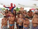 Bagno 78 Sabbia d'Oro Rimini Beach Party con Spiderman 