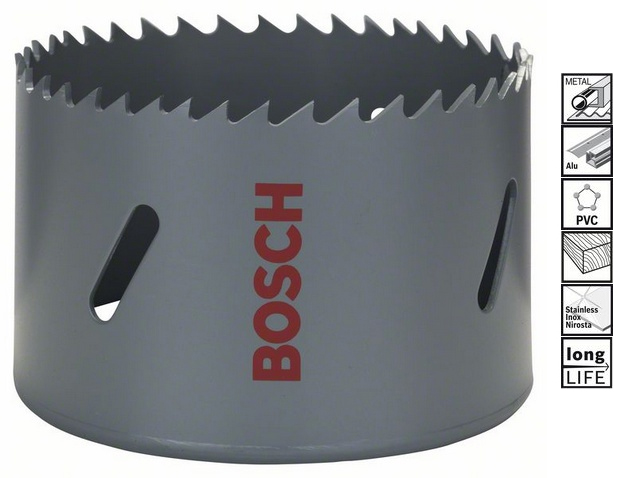 di vari materiali, Ø 68 mm, accessorio trapani Bosch Professional Sega a tazza HSS bimetallica