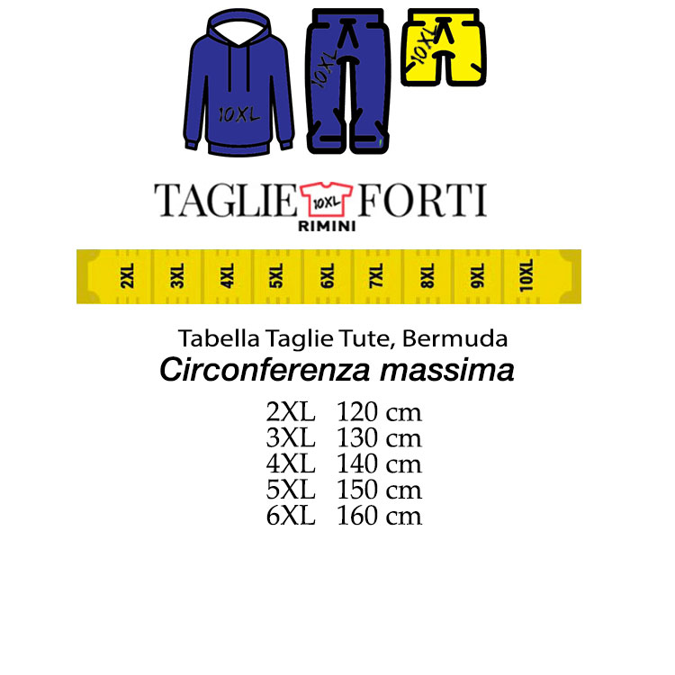 tabella taglie forti