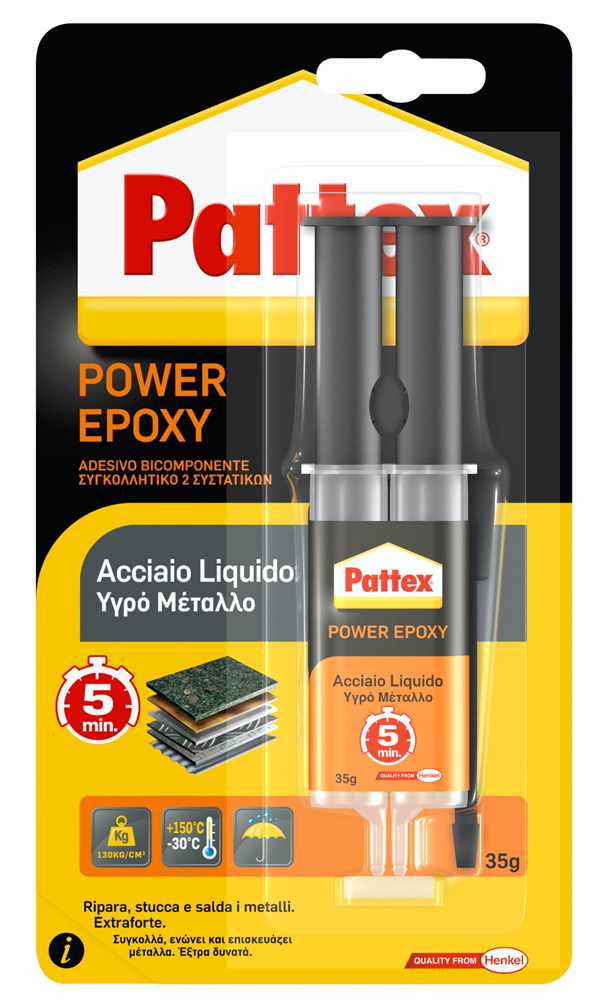 Pattex acciaio liquido tubo gr.30