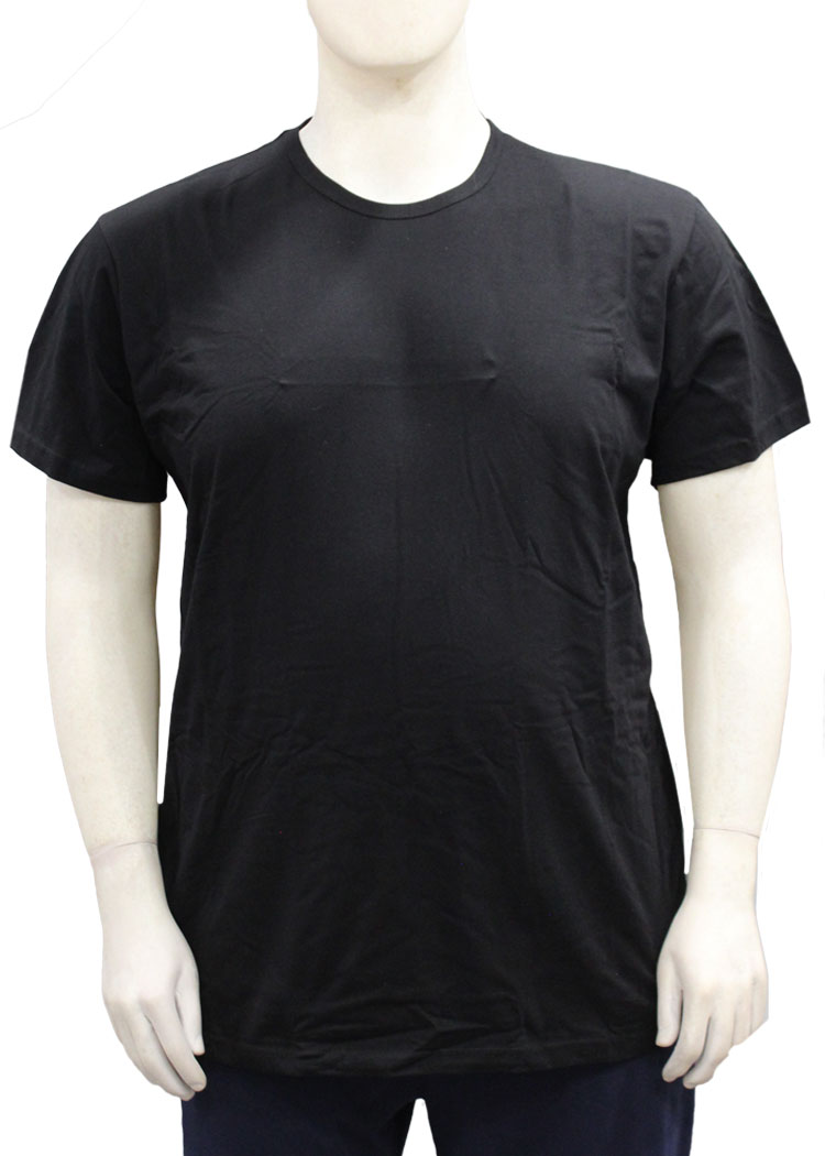 Maxfort men's plus size cotton underwear t-shirt 501 available in black -  white - grey