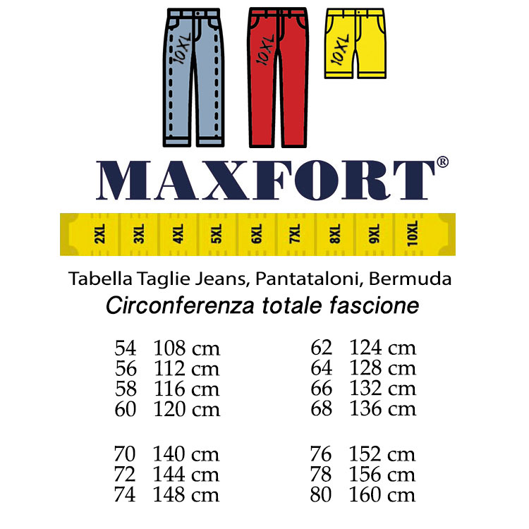 Maxfort Jeans Plus Size Man 2200 Black Black Taglie Forti Uomo