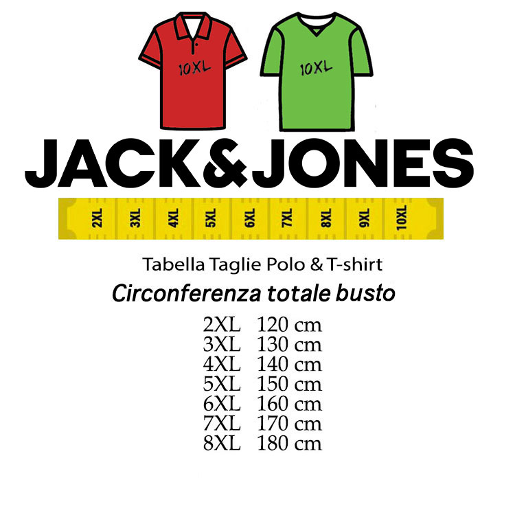 Jack And Jones Shirt Size Chart
