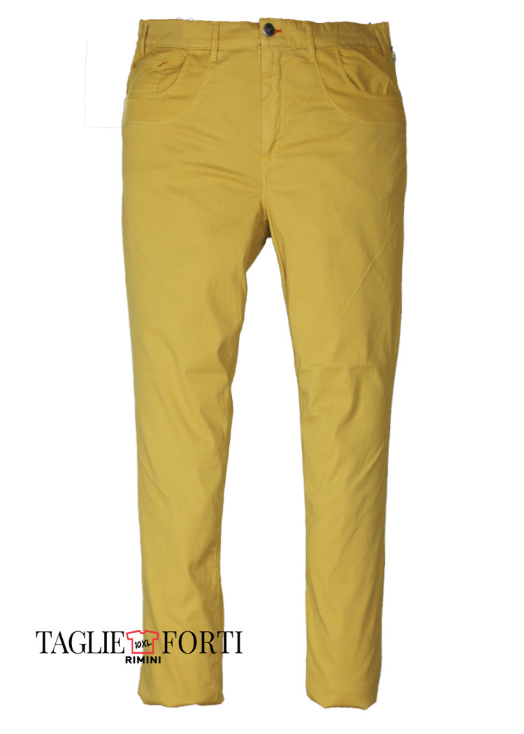 Maxfort Pantalone Taglie Forti Uomo Articolo Bramante Giallo