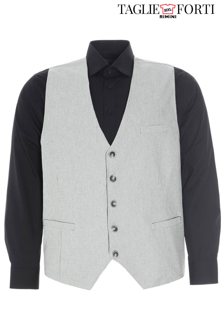 Gilet Maxfort Uomo Taglie Forti Articolo Piston Grigio Taglie