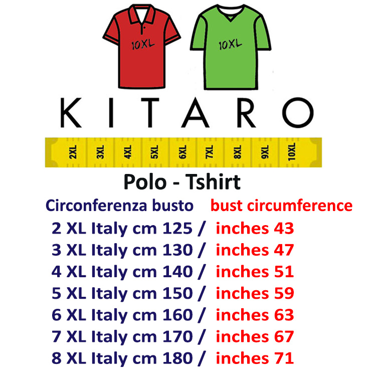 Kitaro Pole Size Strong Man Article 1525 Light Blue lie Forti Uomo