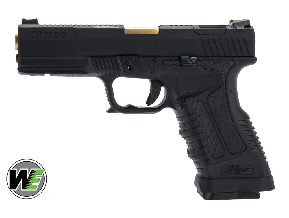 Vendita We pistola gp1799 t1 black/gold gas scarrellante, vendita online We  pistola gp1799 t1 black/gold gas scarrellante