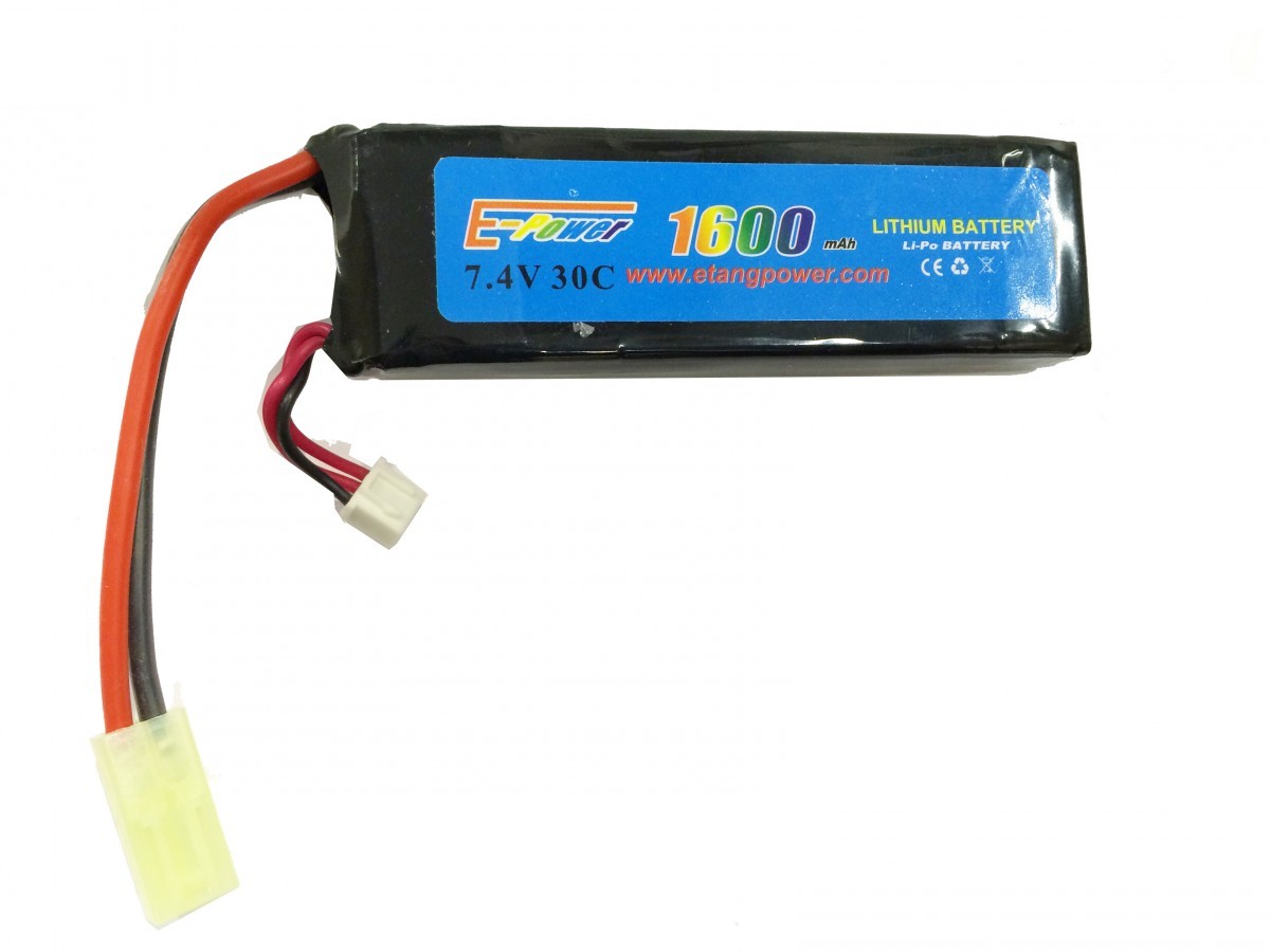 Batterie LiPo 7.4V 1500mAh 20/40C T-connect (DEANS) - boutique Gunfire