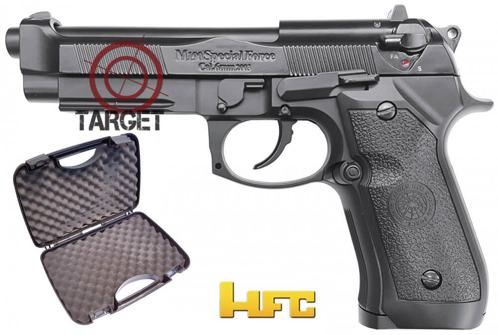 Pistola Softair Beretta 92FS a CO2 scarrellante carrello in metallo HFC, Armi Softair, Pistole softair, Pistole a Co2, PISTOLE CO2 SCARRELLANTI