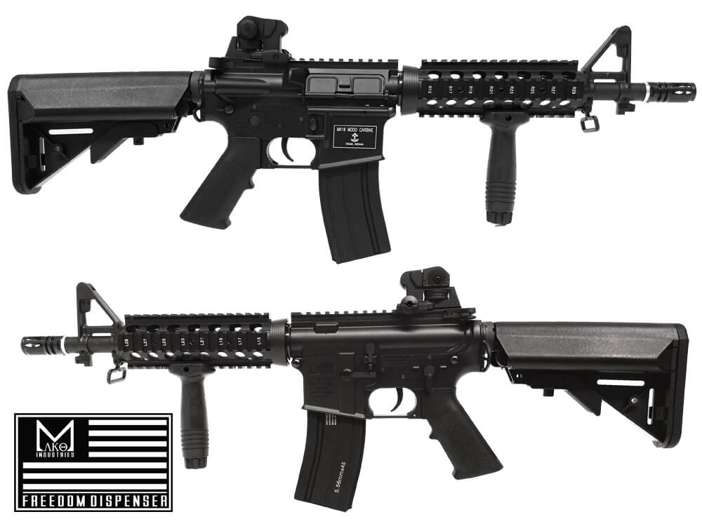 Mako Industries M4 Mk18 A0 Cqbr V2 Black Target Soft Air San Marino