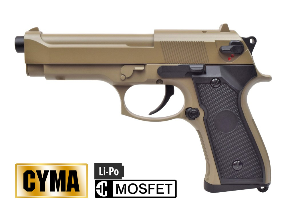 Outletdel ocio Pack Pistola Airsoft electrica Beretta M92FS