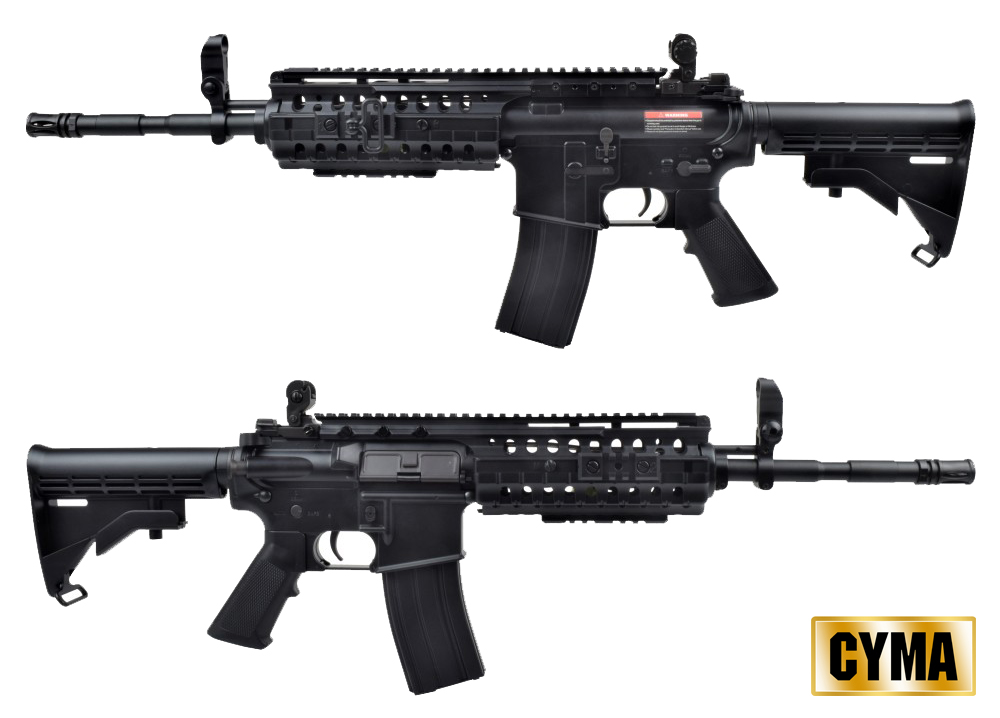 CYMA M4 S-SYSTEM COMMANDO BLACK | Target Soft Air San Marino