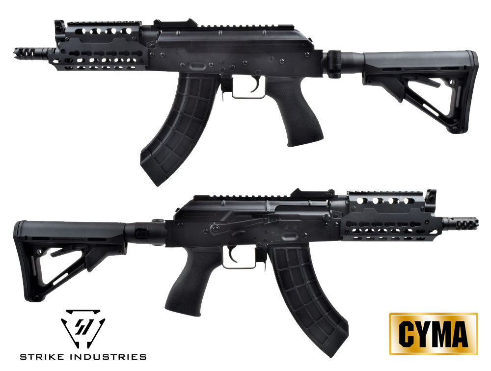 CYMA AK 74 CQB STRIKE INDUSTRIES FULL METAL