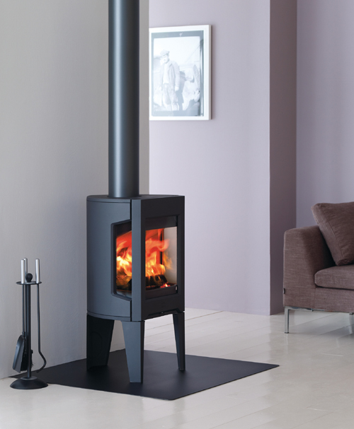 Stufa a legna F 162 IT vetro unico colore nero - JOTUL