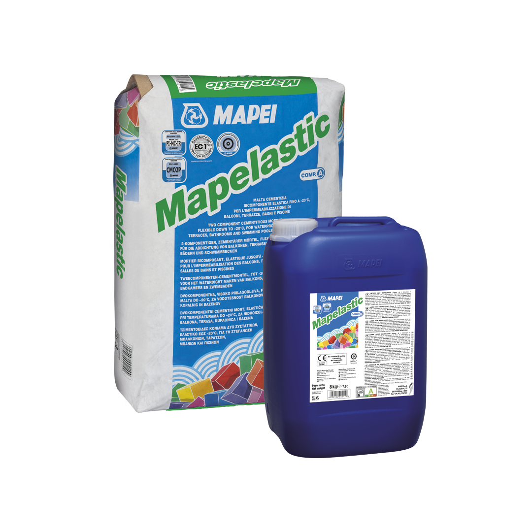 B Impermebilizzante ARCKSTONE Mapei Mapelastic A Sacco 24 Kg + Lattina ...