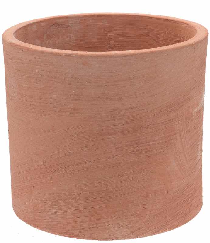 Vaso a cilindro terracotta terrarte linea moderne: una delle numerose