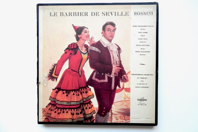 Rossini Le Barbier De Seville Callas Philharmonia Orchestra And Choeurs A Galliera Boxset 3 Lp 33 Rpm Made In France - 