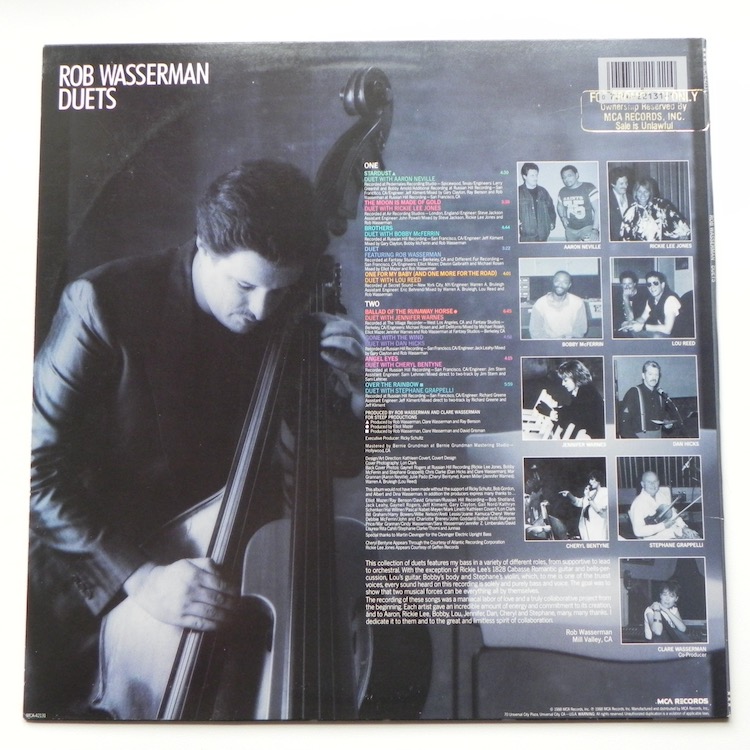 Vendita Online Duets Rob Wasserman Lp 33 Giri Made