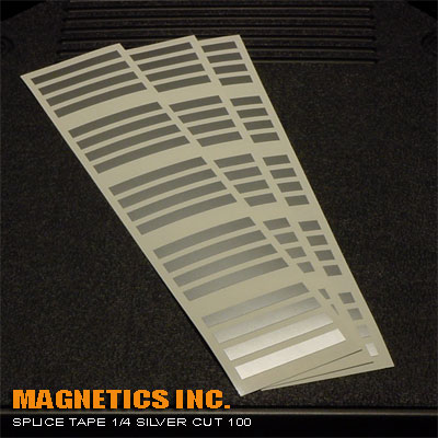 Magnetics Inc. - Nastro adesivo per giunte nastri 1/4 pollice - 100 pezzi  pre-tagliati