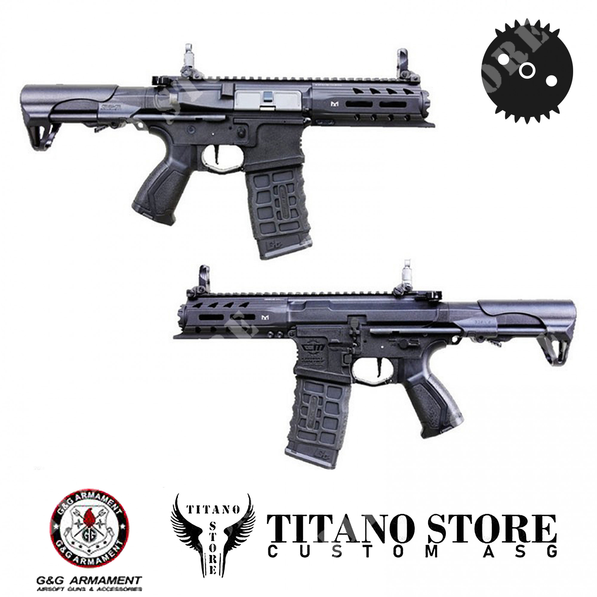 Electric rifle arp 556 v2s dsg custom g&g (gg-arp556p-ts06): Tsc rifles for  Softair | Titano Store