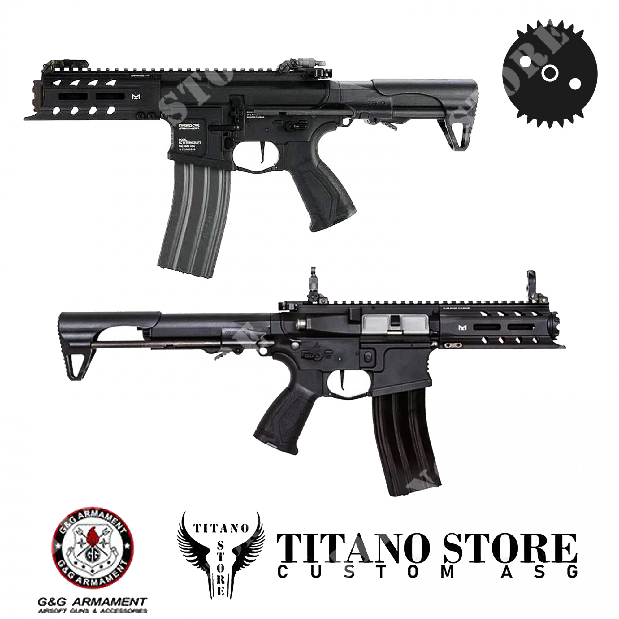 Electric rifle arp 556 dsg custom g&g titano store (gg-arp556-ts06): Tsc  rifles for Softair | Titano Store