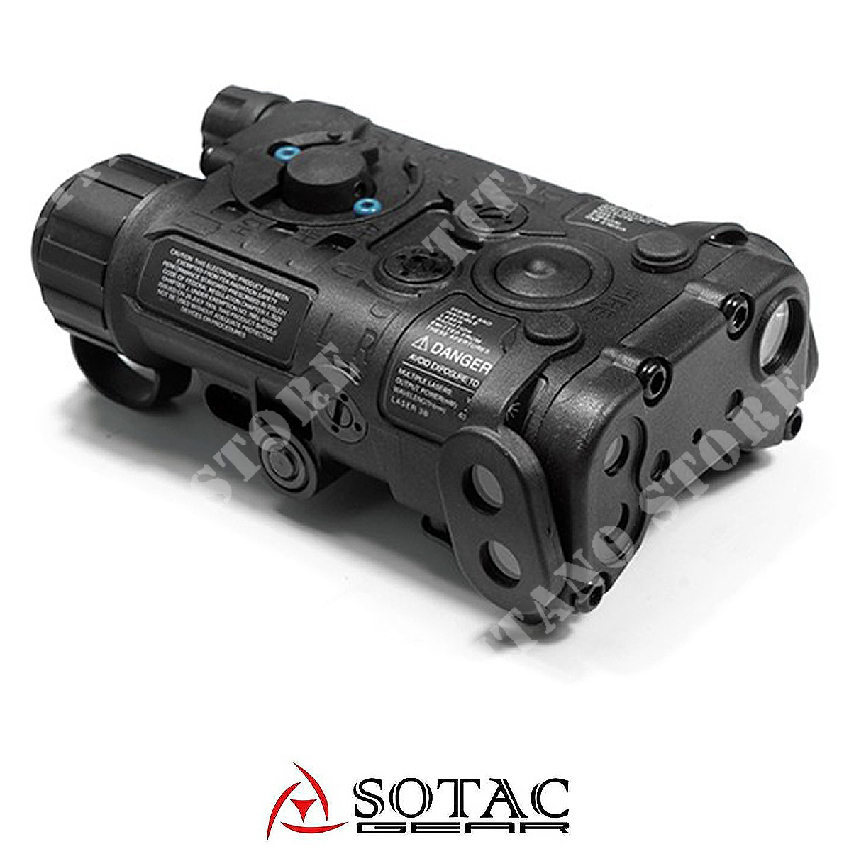 SOTAC NGAL modulo laser/torcia per slitte 20mm (nero)-accessori softair e  militari professionali