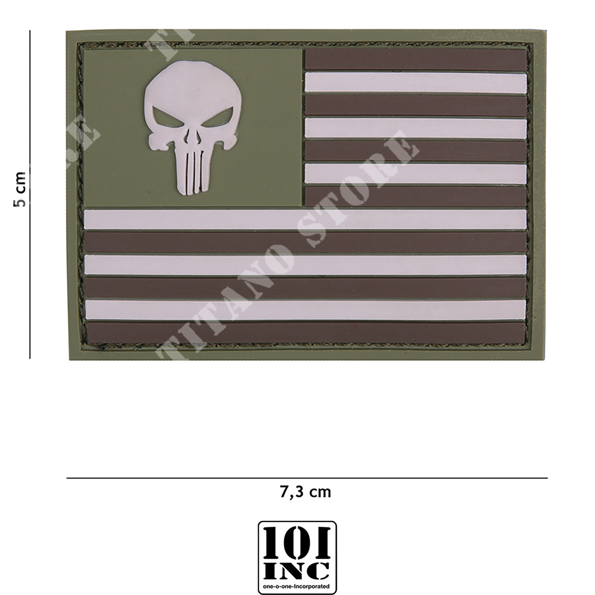 American Flag Punisher Patch