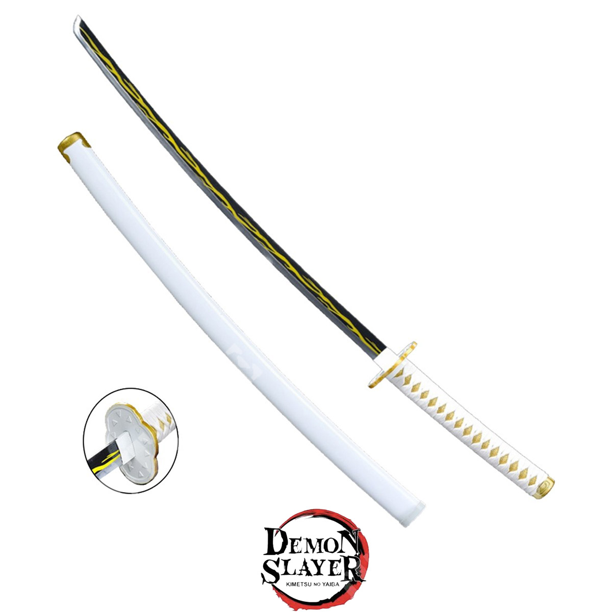 KATANA DI ZENITSU AGATSUMA – DEMON SLAYER LAMA IN LEGNO