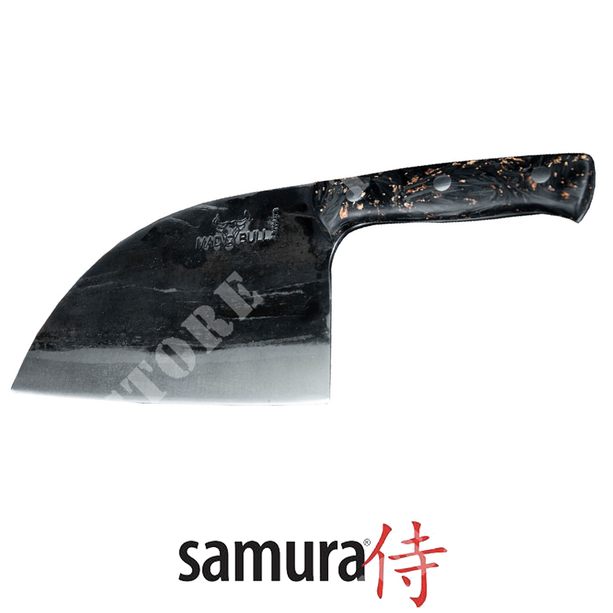 Samura Mad Bull Chopper Black Serbian chef's knife