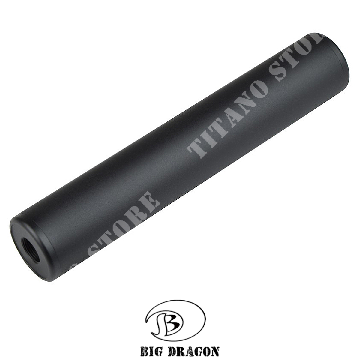 Silenziatore 190mm nero big dragon (bd-0482): Silenziatori