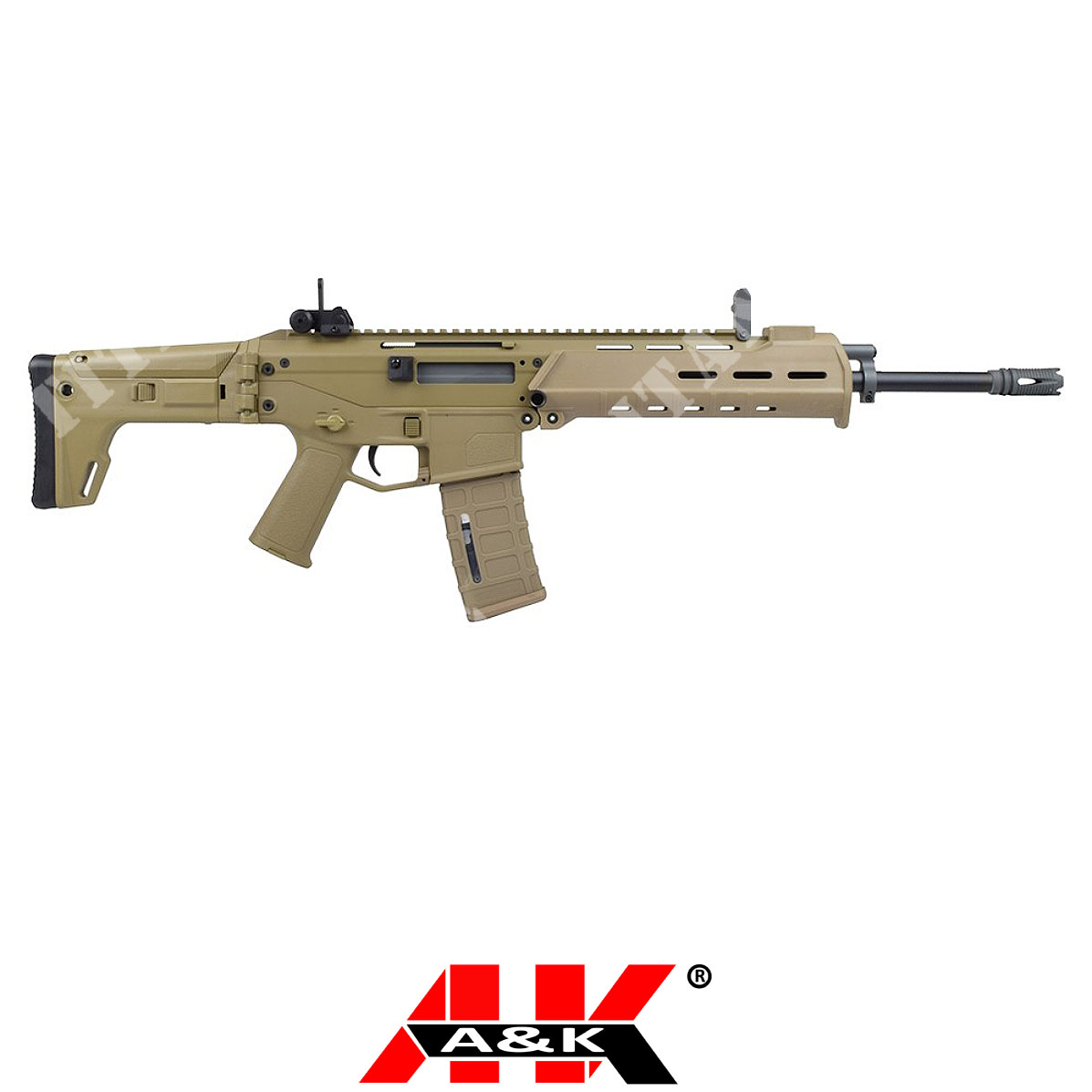 Masada acr long tan a&k rifle (ak-msd-t): A&k for Softair | Titano Store