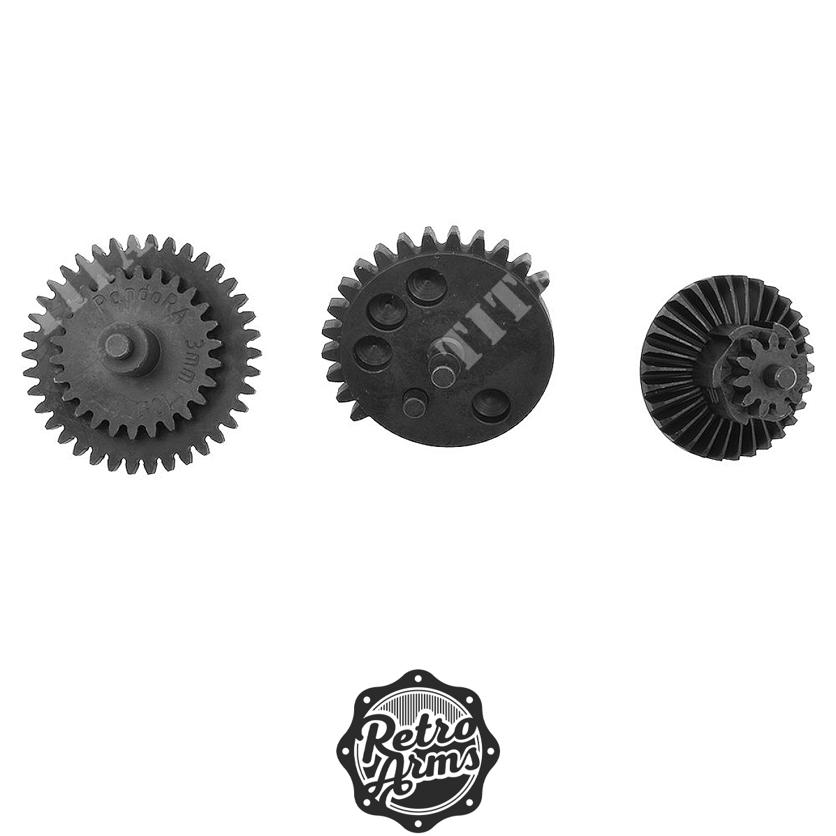 Pandora gears cnc 10:1 3mm retro arms (ra-8009): Gears for Softair | Titano  Store