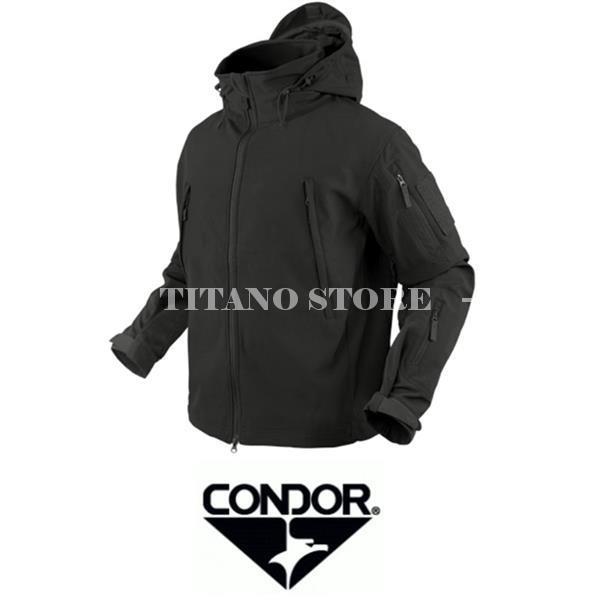 Soft shell jacket black xxl condor 2138nexxl 602 002 bk xxl Jackets soft shell parka for Softair Titano Store