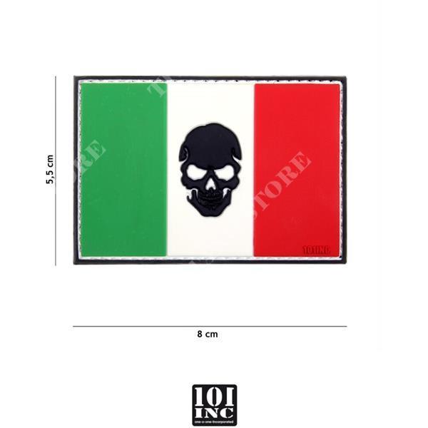 skull airsoft softair Italian Patch 3D PVC flag Italy