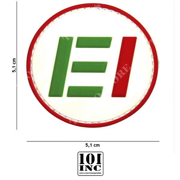 Patch 3d pvc logo esercito italiano ei bianco 101 inc (444130-5463): Patch  per Softair