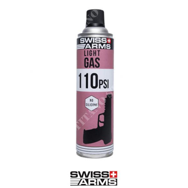 Gas light 110 psi no silicone 450ml. swiss arms (603515): Gas for Softair
