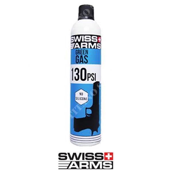 Gas green 130 psi no silicone 600ml. swiss arms (603511): Gas per