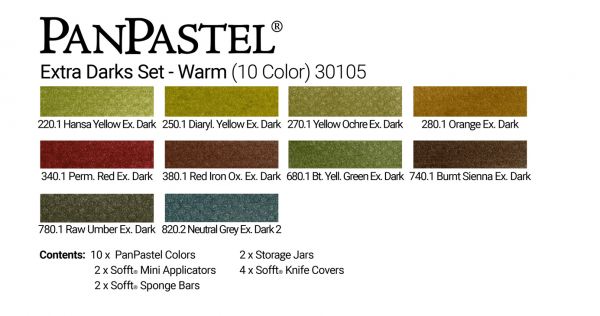 Set da 10 colori PanPastel 