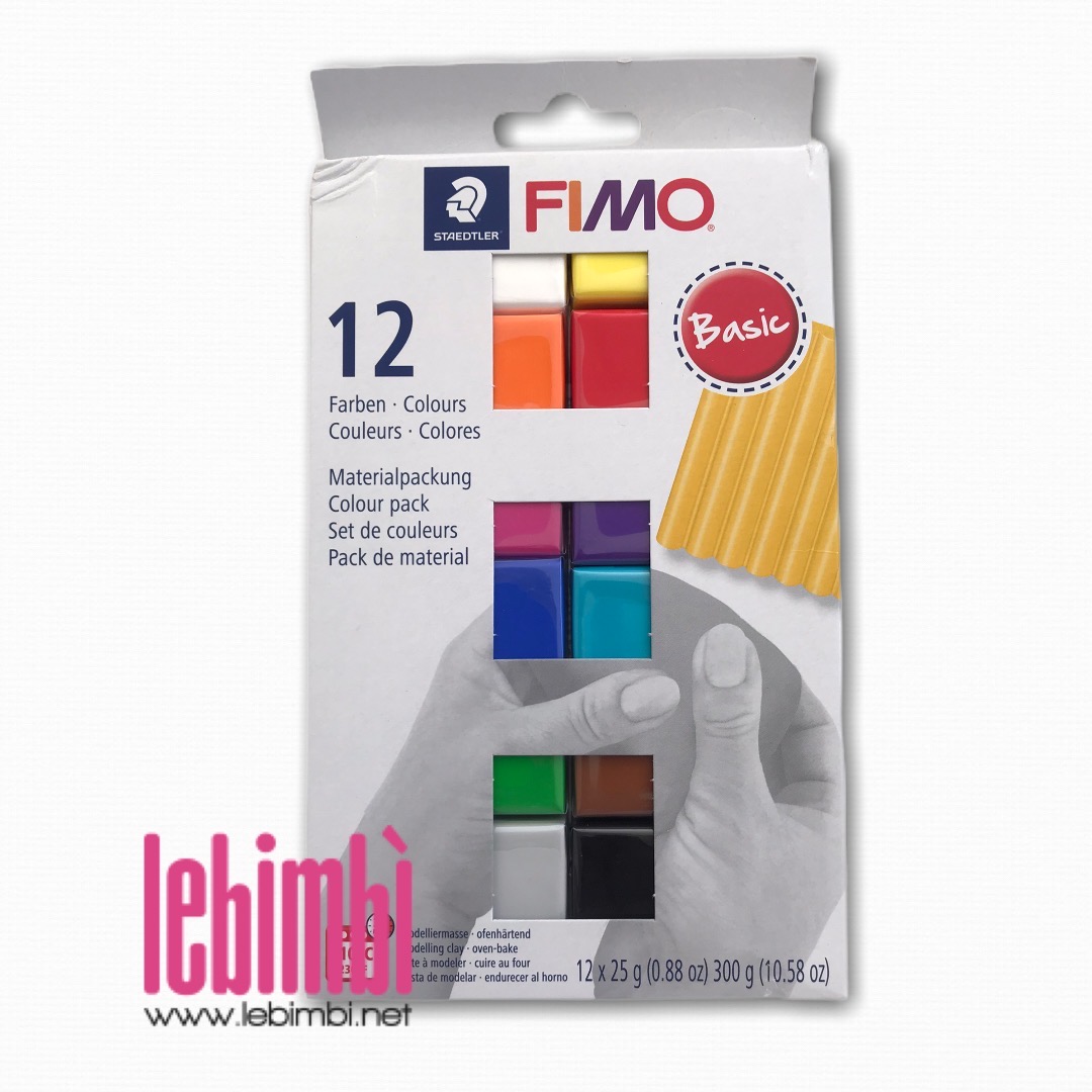 Set Fimo, dimensioni: 12 x25 g, effetto