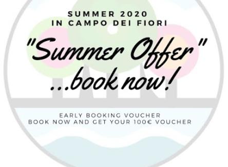 EARLY BOOKING! offer for summer 2020: book now and you will receive a discount voucher of ? 100.00!