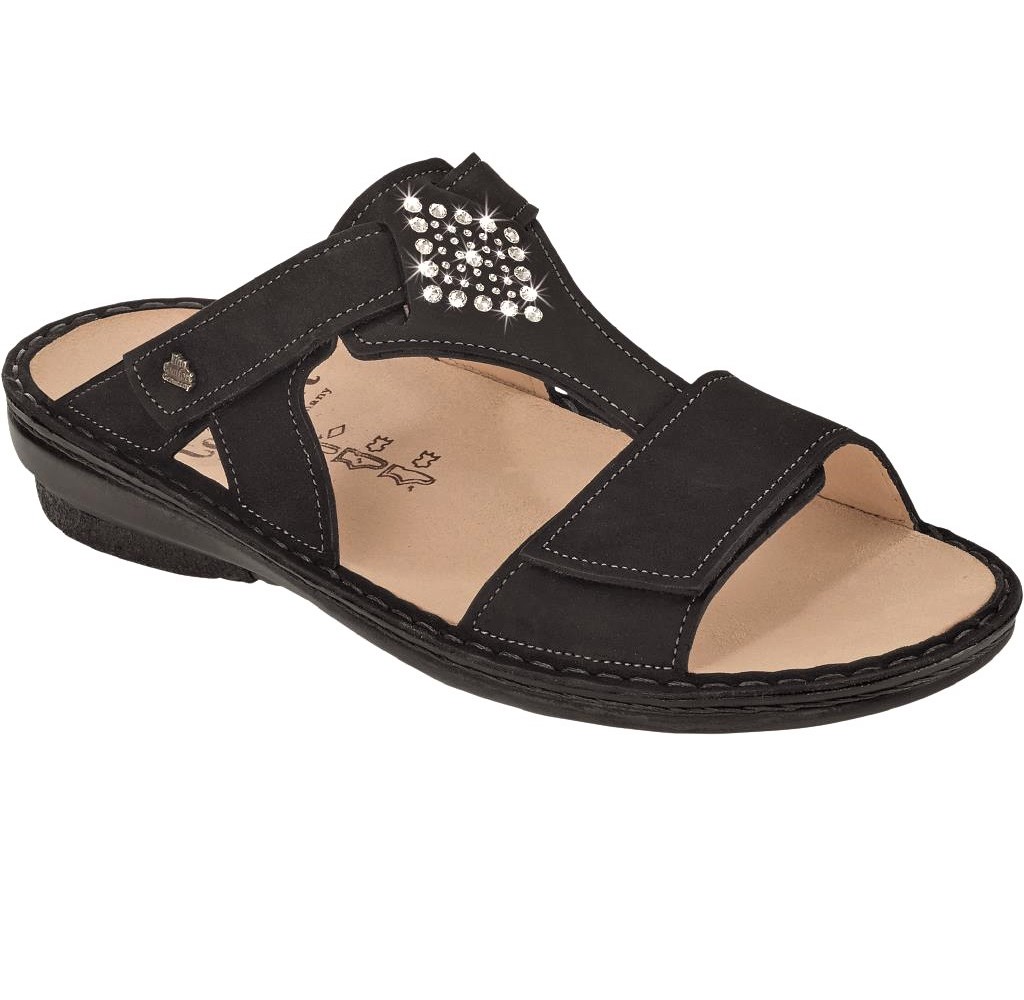 Finn Comfort Women S Sandals Strass Swarowski Verin Black