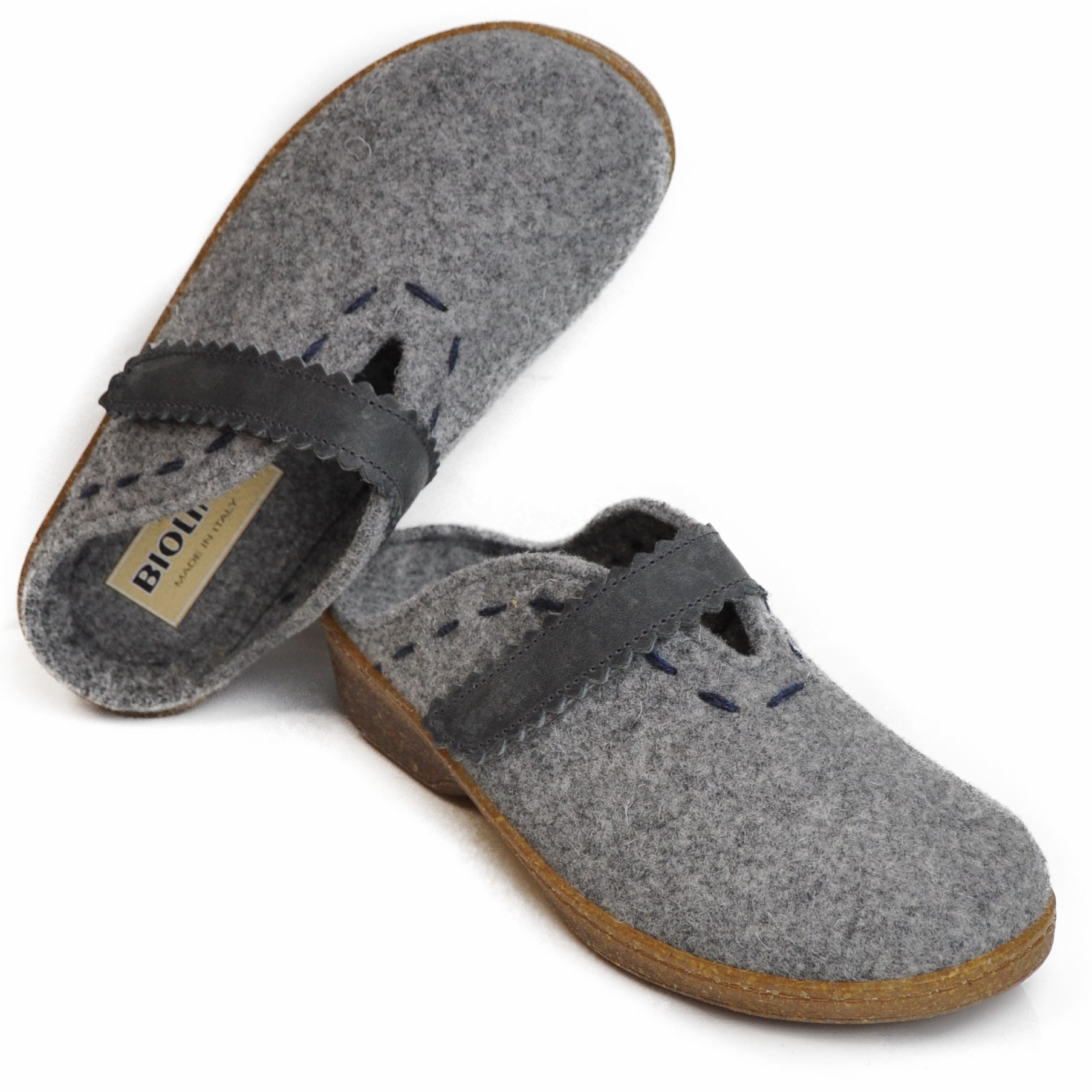 wool slippers with removable soles